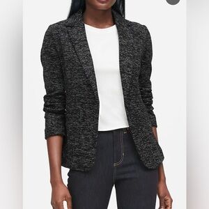 Banana Republic Womens Blazer Size 2 One Button Pockets Long Sleeve